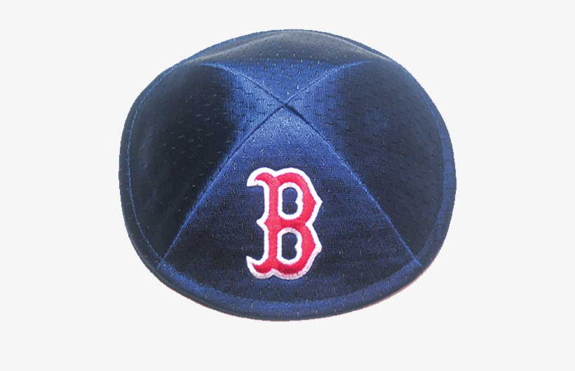 Graphic Royalty Free Mlb Pro Kippah Boston Red Sox - Blue Mesh And Cotton Kippah With Boston Red Sox Logo, transparent png