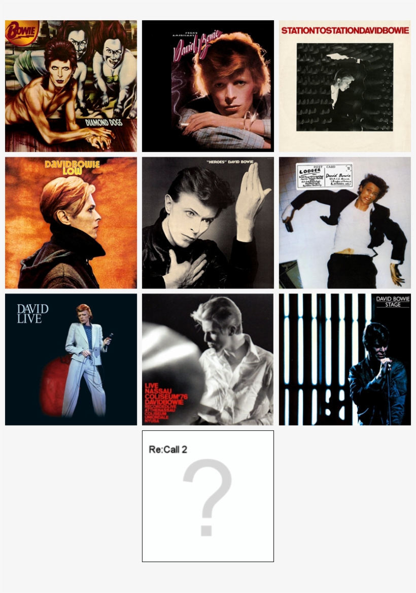 The Cd & Vinyl Box Sets Come With A Companion Book - Re Call 2 Bowie, transparent png