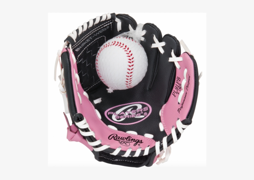 Rawlings Players 9 Inch Youth T-ball Glove With Training, transparent png
