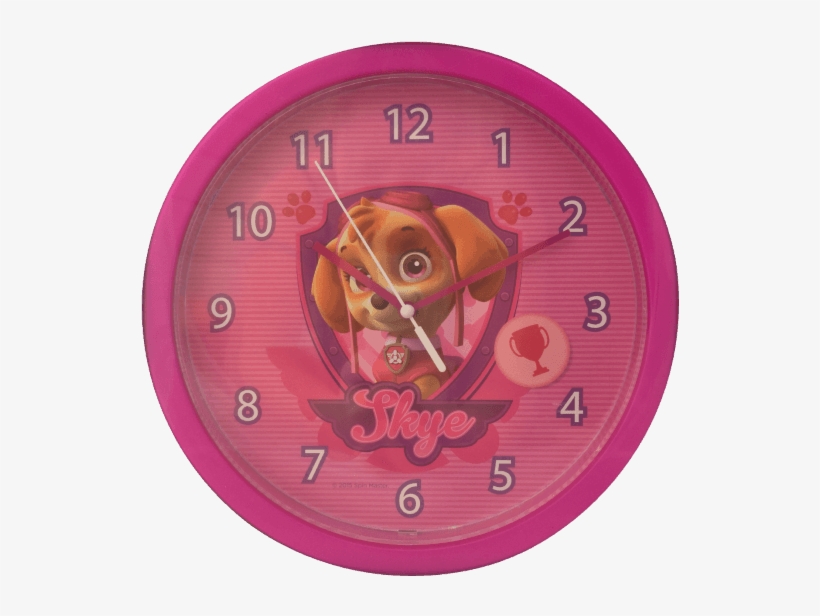 Paw Patrol Skye Wall Clock - Pat Patrouille Serviette De Bain Pat Patrouille Serviette, transparent png