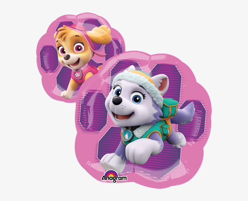 Skye & Everest Minishape - Paw Patrol Mini Balloon, transparent png