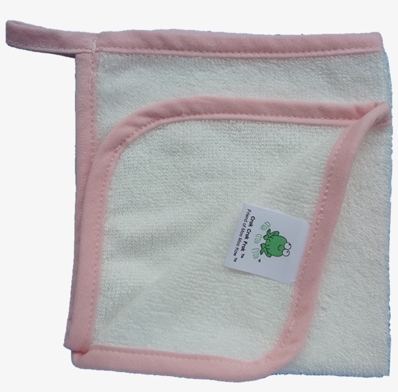 Crokcrokfrok Bamboo Wash Cloth - White, transparent png