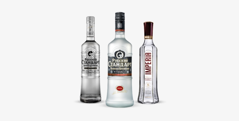 Russian Standard Vodka - Russian Standard Platinum Vodka Silver Filtered, transparent png