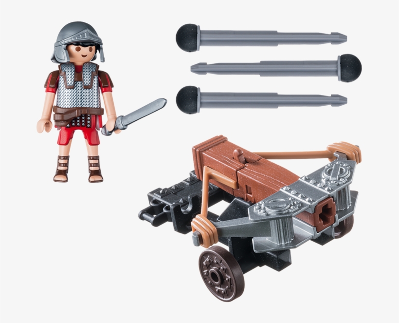 1 Of 4 Playmobil 5392 Legionary Ballista Roman Soldier - Playmobil 5392 Legionnaire With Ballista, transparent png
