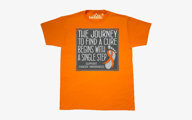 Leukemia Walk Journey To A Cure T-shirt - Active Shirt, transparent png