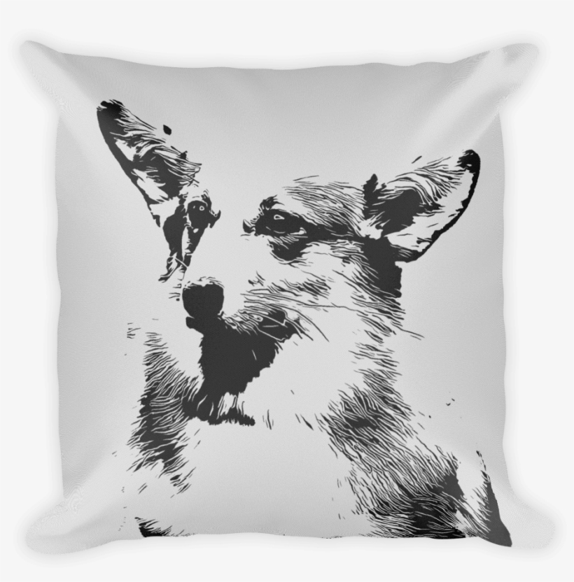 Pembroke Welsh Corgi Duotone Comic White Decorative - Pembroke Welsh Corgi, transparent png