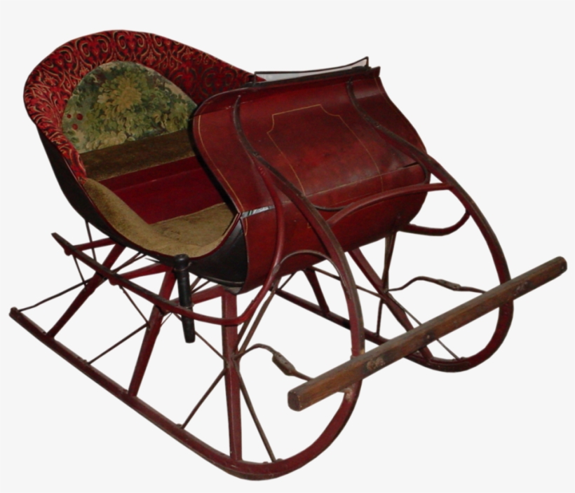 Download Png Image Report - Red Sleigh Png, transparent png