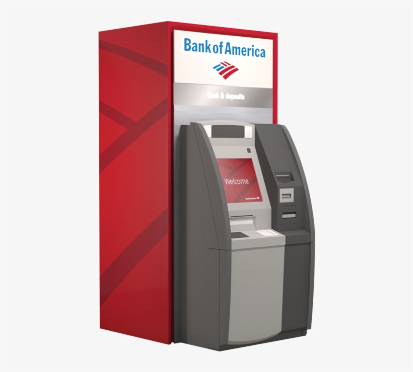 16,000 Atms Bank Of America 493x690 PNG Download PNGkit