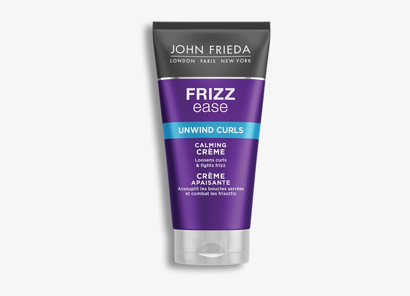 Moisture Barrier Strong Hold Hairspray John Frieda - John Frieda Unwind Curl Calming Creme, transparent png