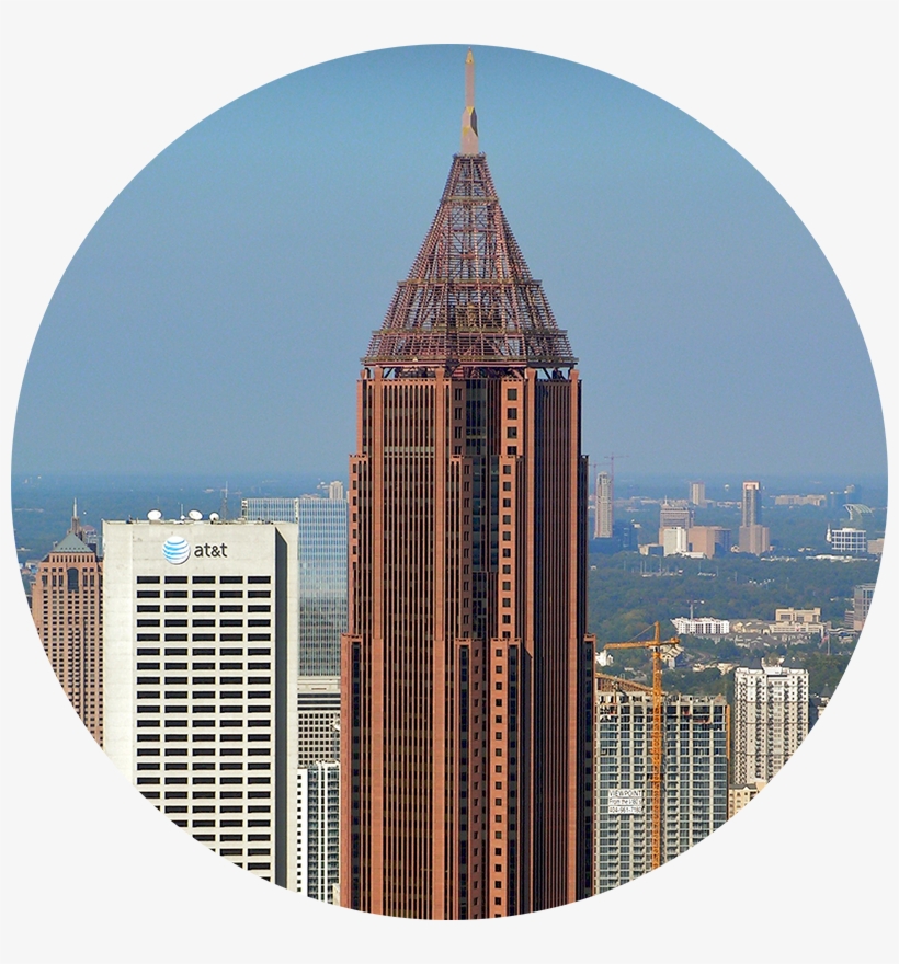 Bank Of America - Atlanta Georgia Famous Buildings, transparent png