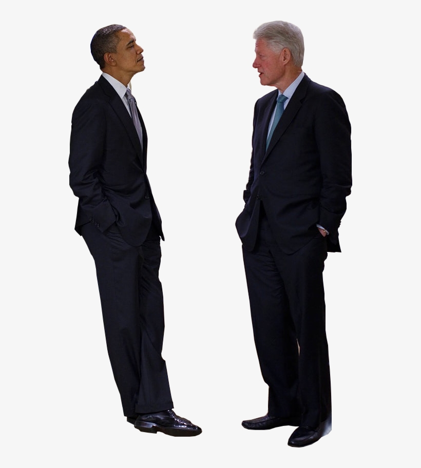 Barack Obama And Bill Clinton - Bill Clinton Standing Transparent, transparent png