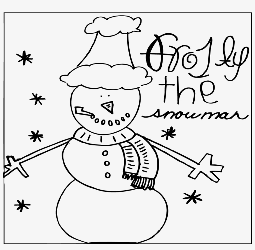Frosty The Snowman - Clip Art, transparent png