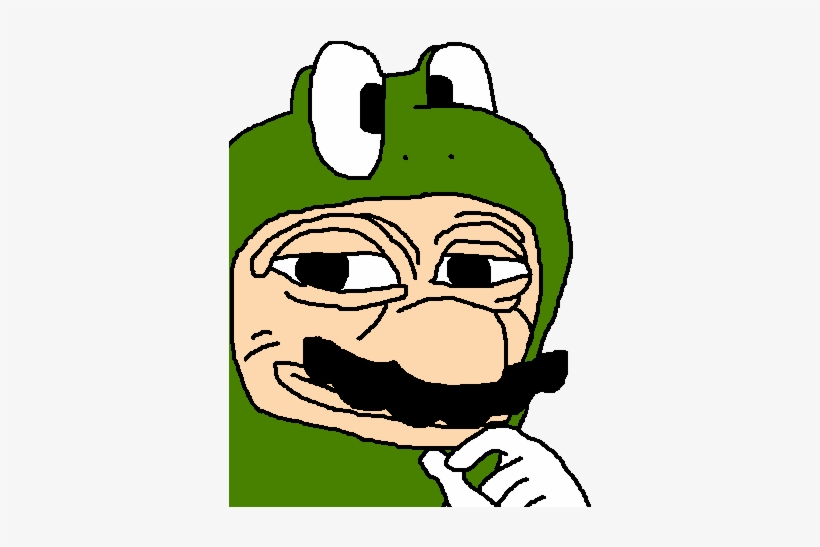 Banner Royalty Free Download Mario In A Suit Png Know - Pepe The Frog, transparent png