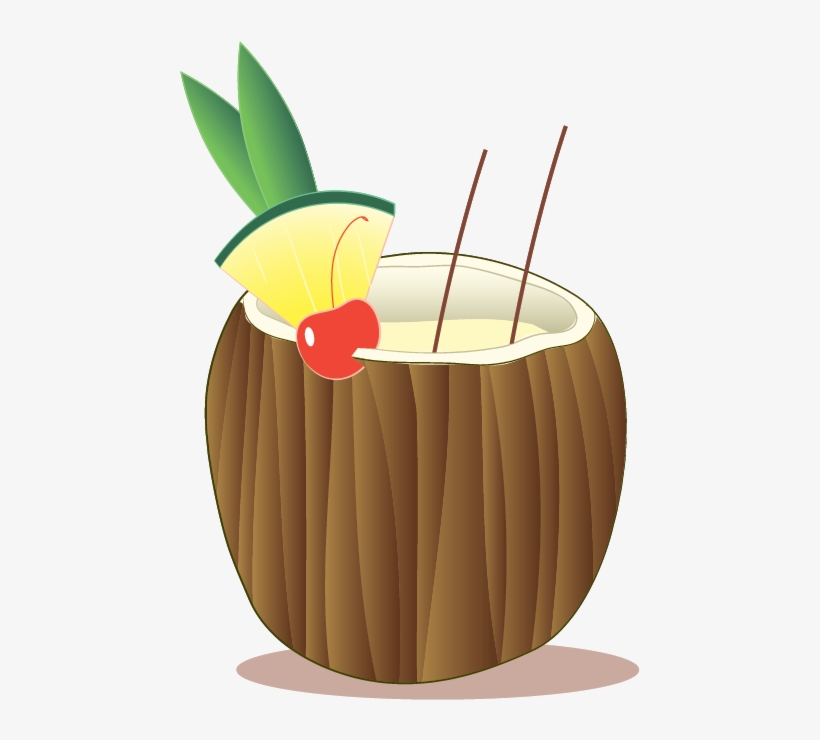 Pina Colada Cliparts - Pina Colada Clipart Png, transparent png