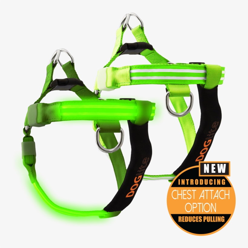 Double Trouble Led Dog Harness - Pet Harness, transparent png