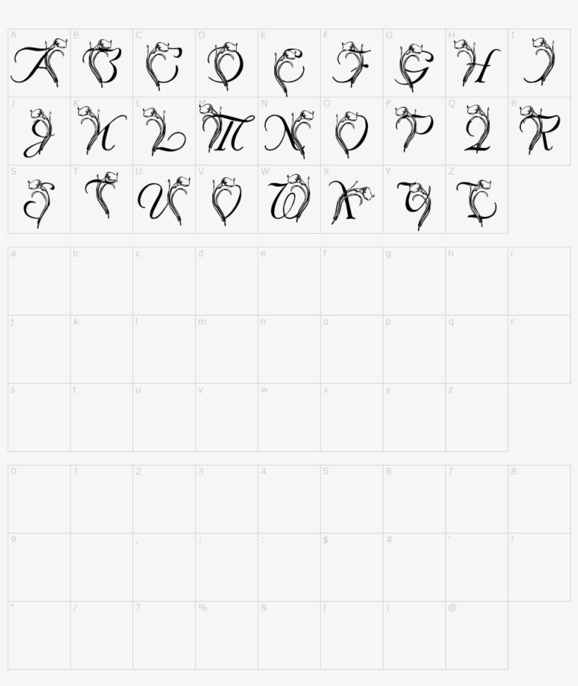 Lms Calla Lily Font - Calla Lily Outline, transparent png