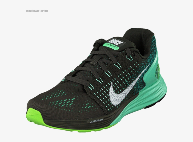 Buy Nike Wmns Nike Lunarglide 7 Sequoia/white Green - Shoe, transparent png