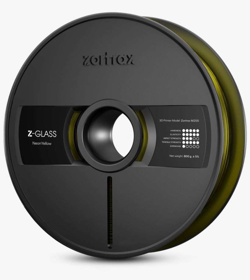 Zortrax Z-glass Neon Yellow - Zortrax Z Esd, transparent png