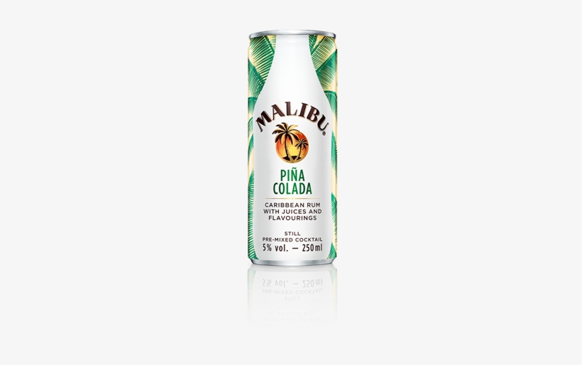 Malibu Pina Colada Cans, transparent png