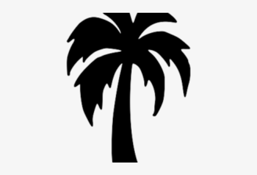 Shadow Clipart Coconut Tree - Clip Art, transparent png