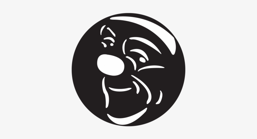 Clown Face Gobo - Face Gobo, transparent png