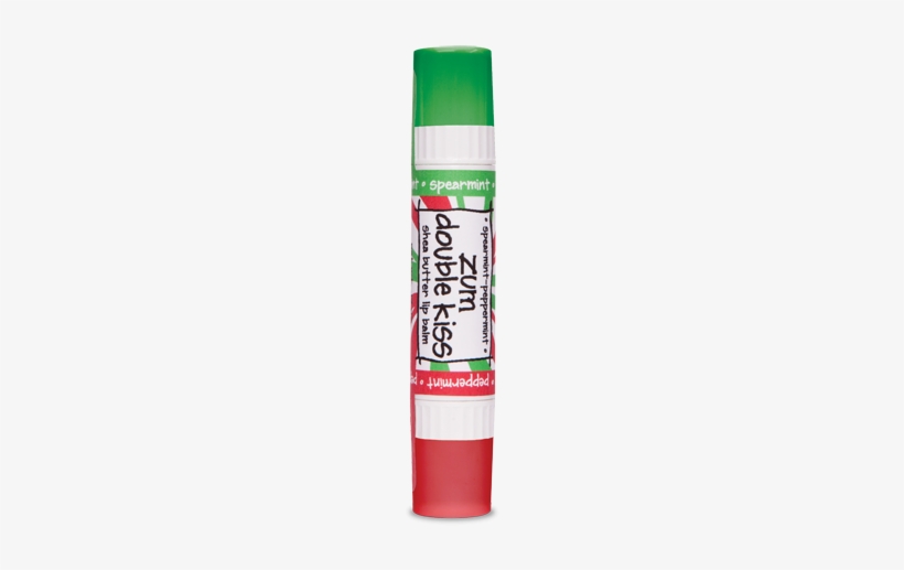 Spearmint Peppermint Double Zum Kiss Stick Shea Butter - Indigo Wild - Zum Double Kiss Shea Butter Lip Balm, transparent png