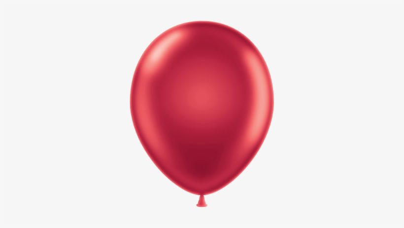 Pearl Red Balloons - Red Metallic Balloon, transparent png