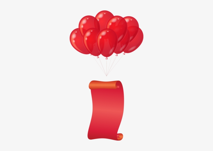Red Balloons - Purple Birthday Cake Clipart, transparent png