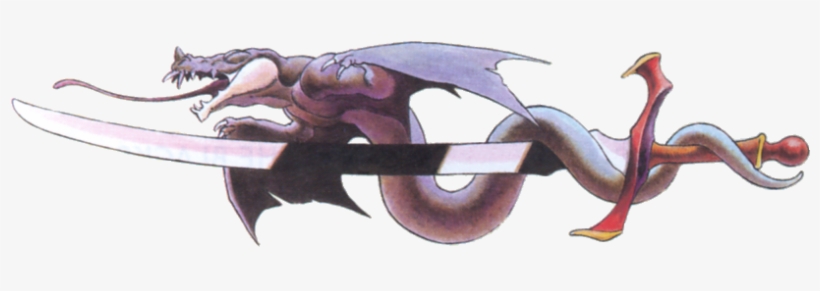 Ff1 Dragon Sword - Fantasy Dragon Swords Png, transparent png