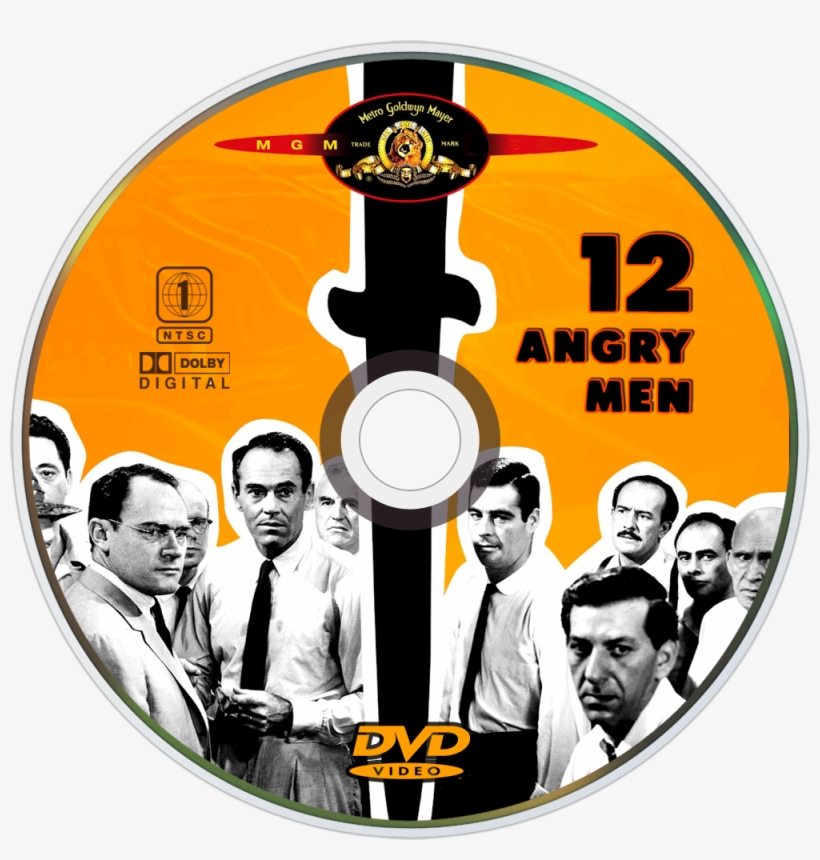 12 Angry Men Dvd Disc Image - 12 Angry Men 1957 Bluray, transparent png