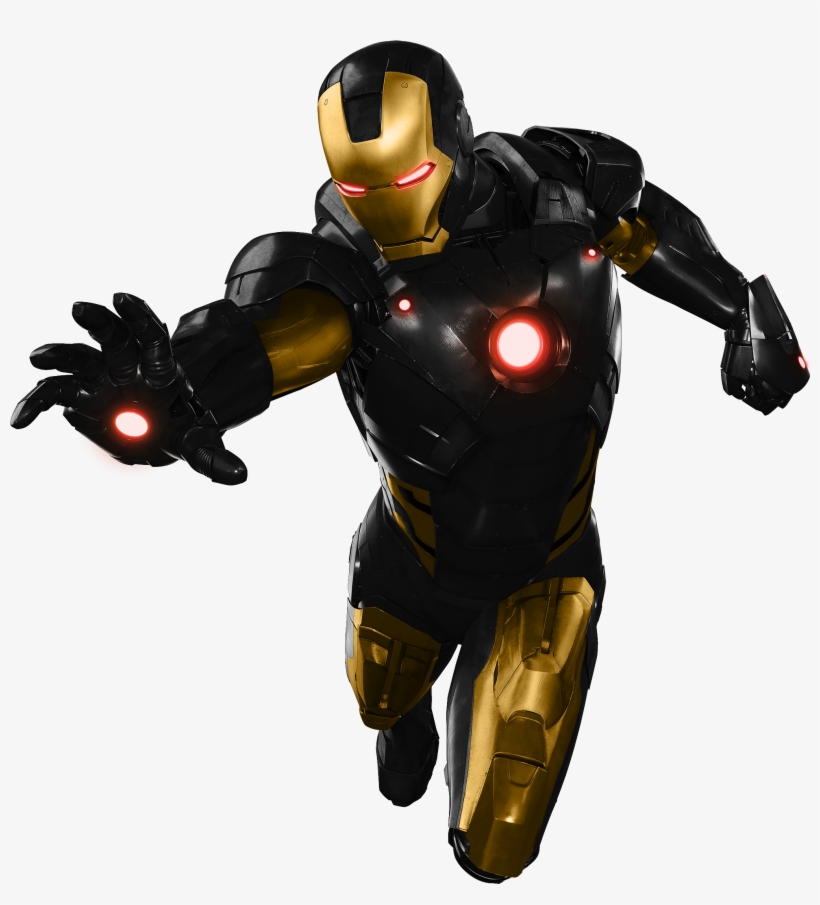3016184 Iron Man Black Gold By 666darks D5ohgh0 - Iron Man Black Mark, transparent png