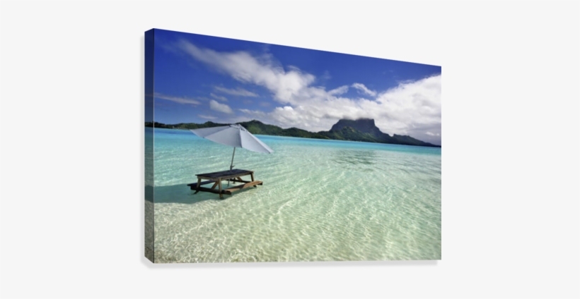 French Polynesia, Tahiti, Bora Bora, Picnic Table And - Posterazzi French Polynesia Tahiti Bora Bora Picnic, transparent png