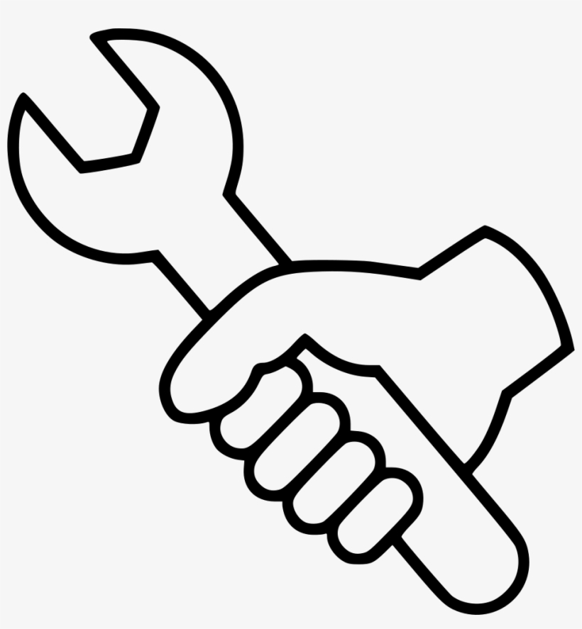 Handyman Handy Man Hand Tool Comments - Hand With Tool Icon, transparent png