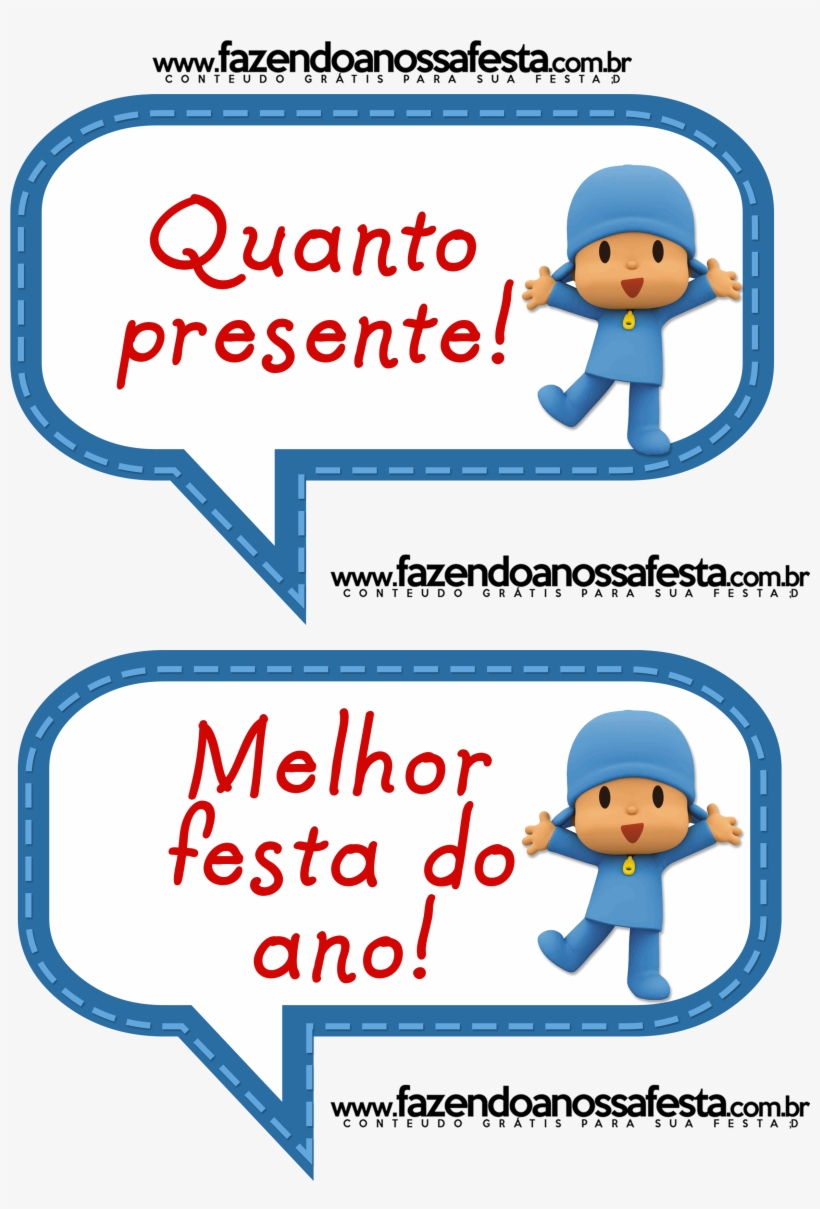 P3 - Pocoyo, transparent png