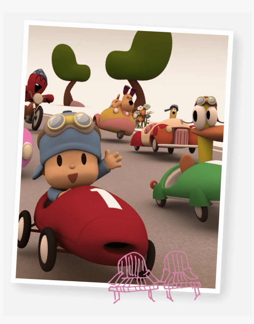 Homenaje A Guillermo García Carsí Creador De Pocoyo - Pocoyo Cars, transparent png