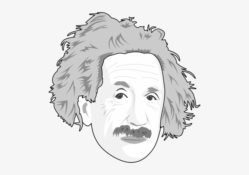 Albert Einstein Caricate Of Albert Einstein By Thecartoonist - Albert Einstein Hair Png, transparent png