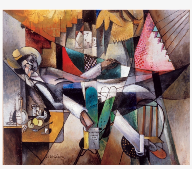 Albert Gleizes L'homme Au Hamac Man In A Hammock, - Jean Metzinger Cubism Art, transparent png