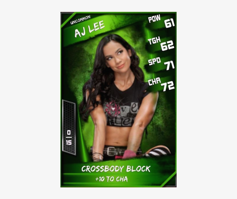 Uncommon Aj Lee - Wwe Super Card Legacy, transparent png