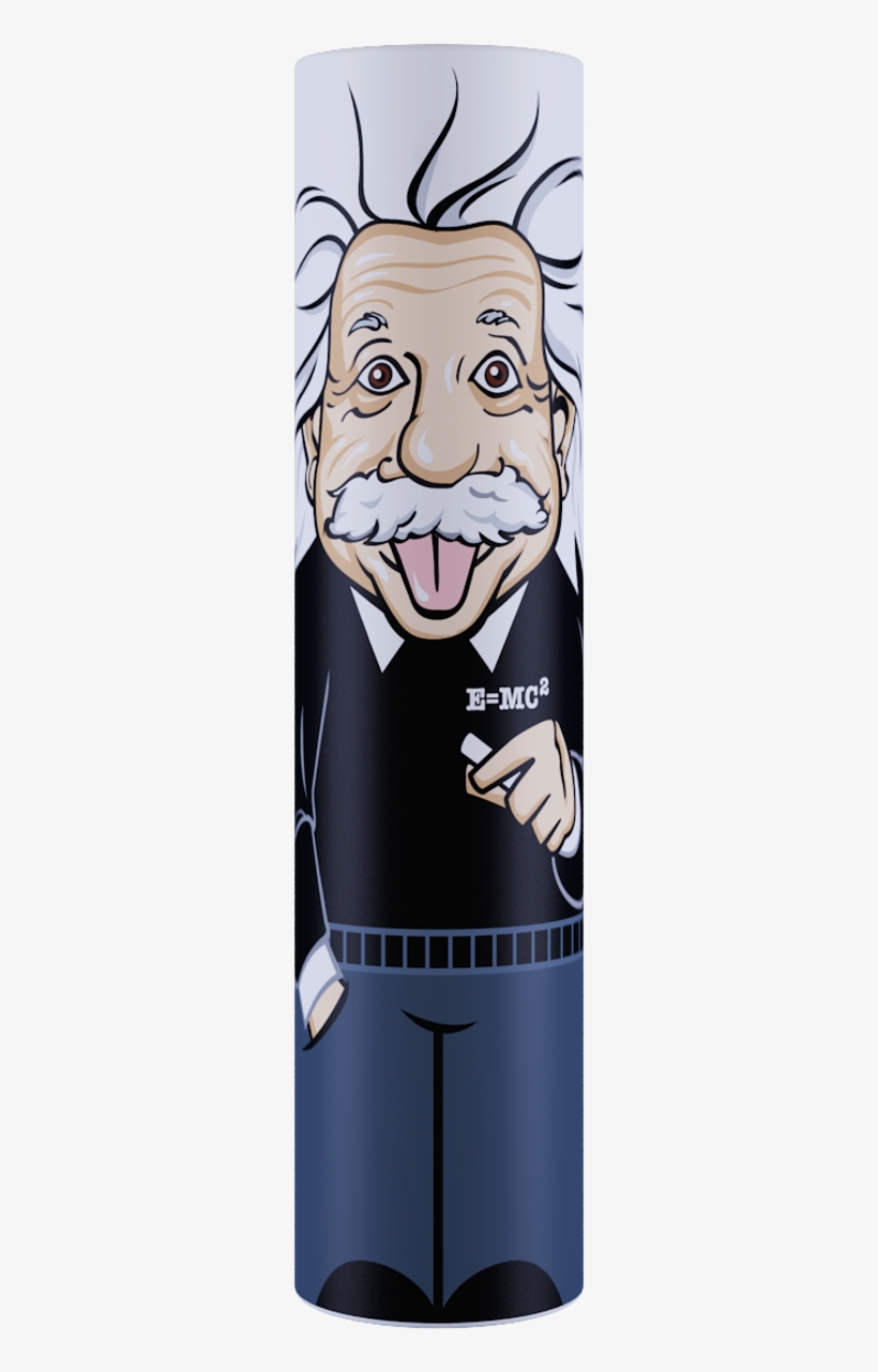 Albert Einstein Legends Mimopowertube 2600mah - Einstein Mimopowertube 2 Portable Charger, transparent png