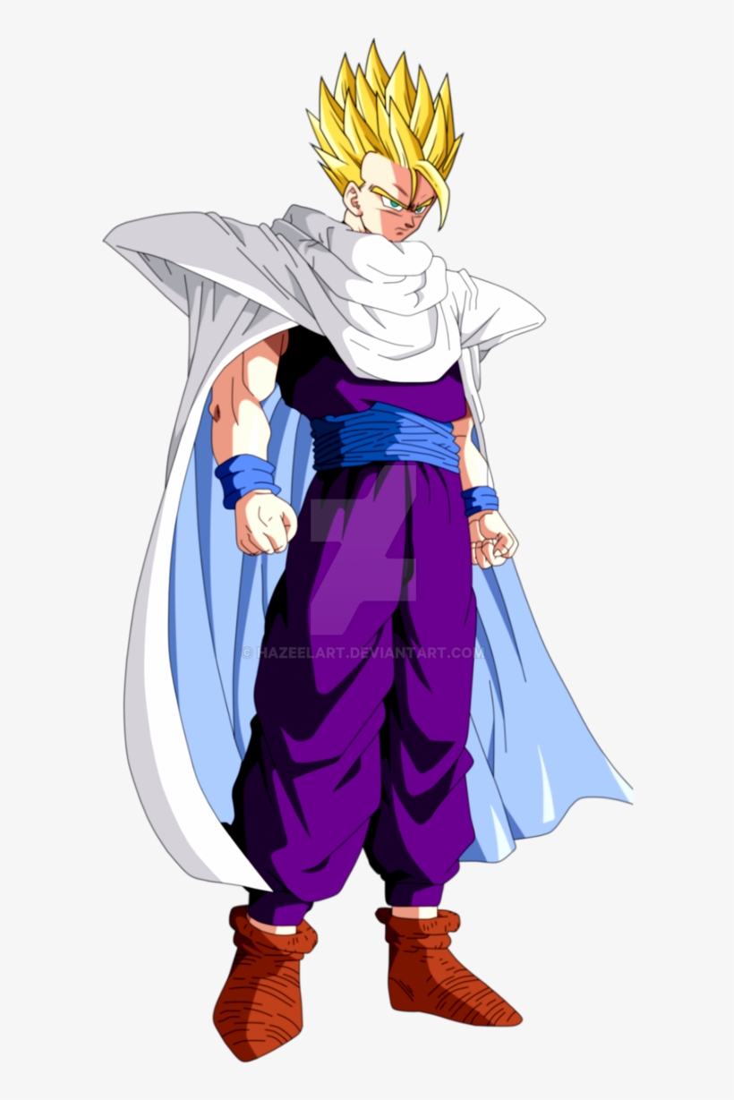 Clip Art Free Library Adult Ssj Outfit By Hazeelart - Adult Gohan Piccolo Outfit, transparent png