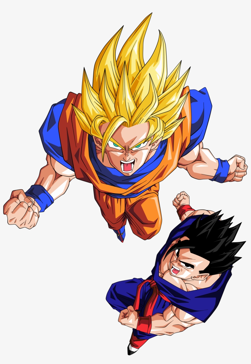 Goku Images Goku Y Songohan Hd Wallpaper And Background - Gohan E Goku Png, transparent png