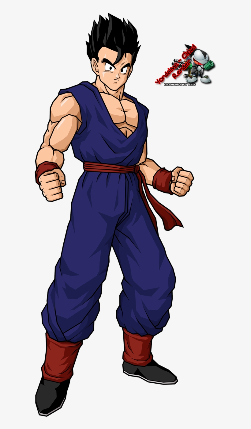Blue And Red Gohan, transparent png
