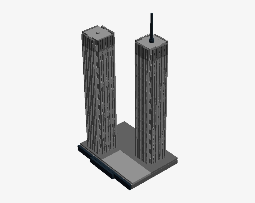 World Trade Center Twin Towers - Skyscraper, transparent png