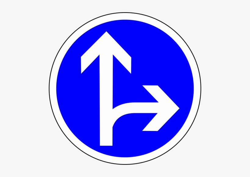 Traffic Sign,sign,go Straight Or - Traffic Signs Go Straight, transparent png