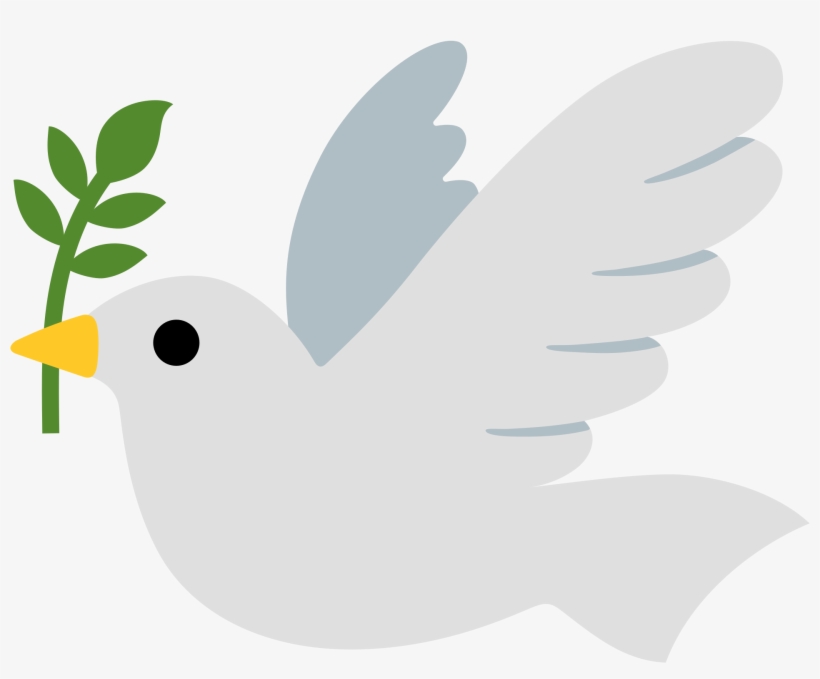 Open - Dove Of Peace Emoji Png, transparent png