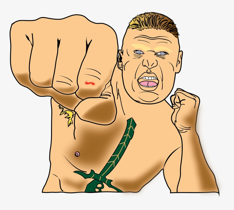 Similar Cliparts - - Brock Lesnar Cartoon Png, transparent png