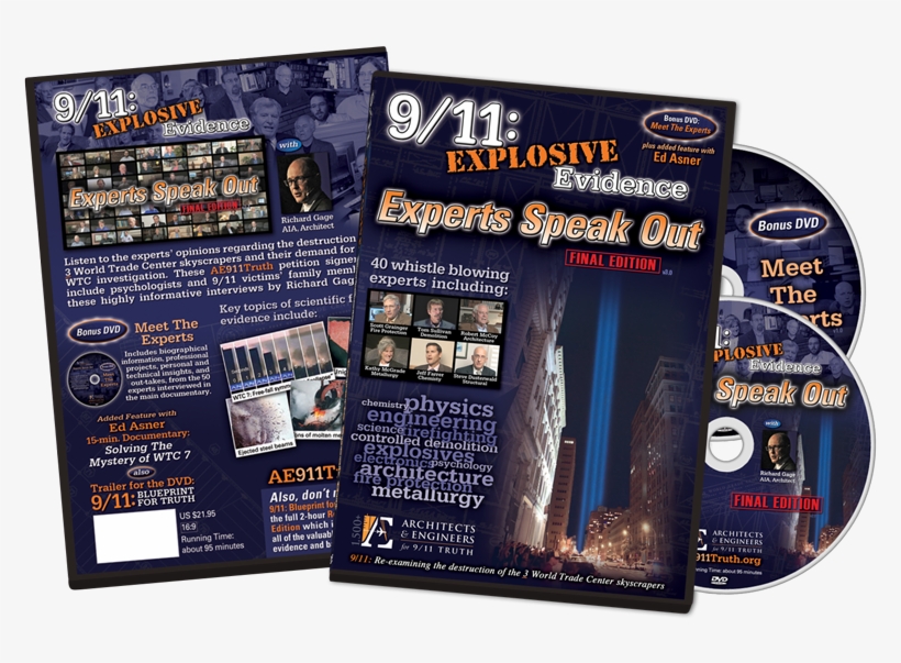 9/11 Experts Speak Out Dvds - Dvd, transparent png