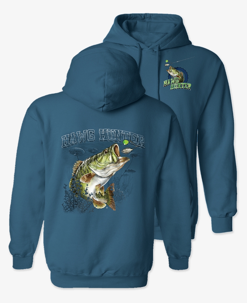 Fta Largemouth Bass "hawg Hunter" Hooded Sweatshirt - Hoodie, transparent png