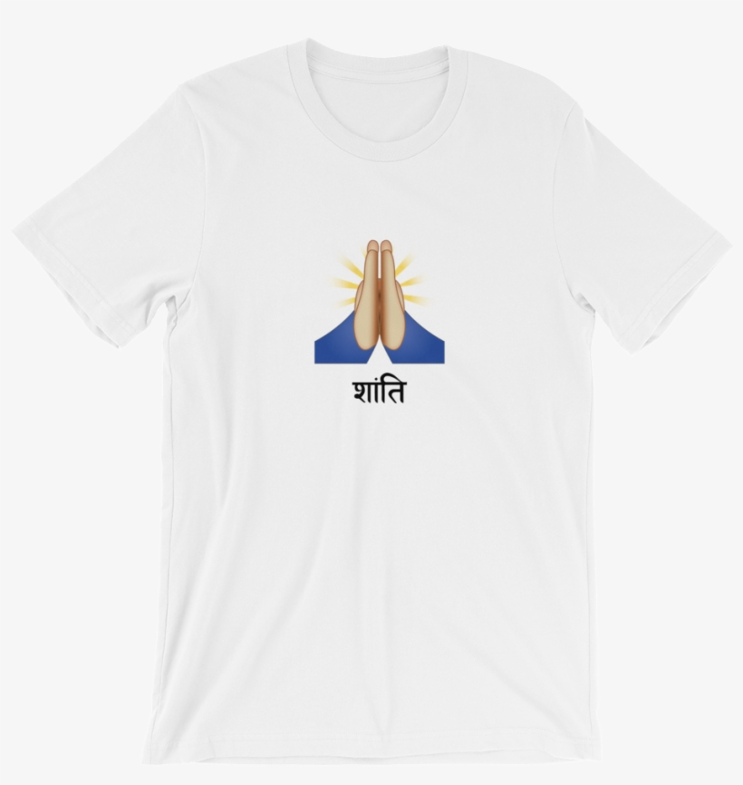 Peace Emoji Unisex Tshirt - Praying - Emoji Large Tote Bag, Adult Unisex, Natural,, transparent png
