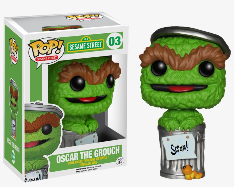 Funko Pop Oscar The Grouch, transparent png